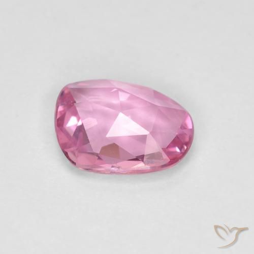 Zaffiro Rosa medio naturale da 0.77 ct, Taglio a fantasia, VVS-VS