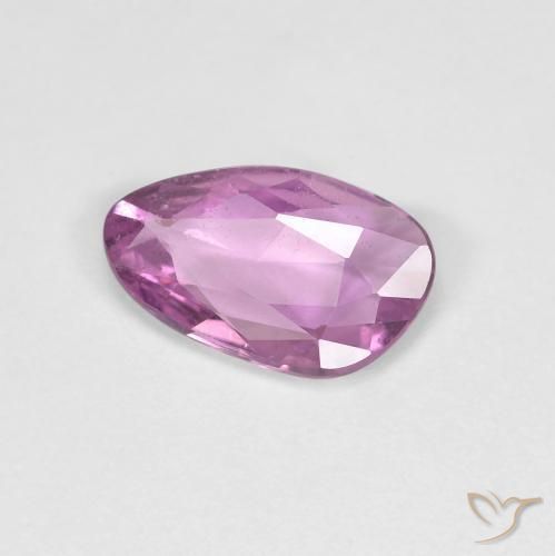 0.87ct Naturale Viola rosato intenso Zaffiro, Taglio a fantasia, VS