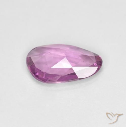 Zaffiro Viola rosato intenso naturale da 0.87 ct, Taglio a fantasia, VS