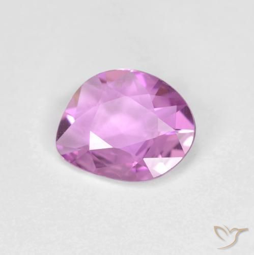 Zaffiro Rosa violetto naturale da 0.56 ct, Taglio a fantasia, VVS-VS