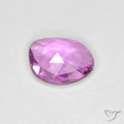 Zaffiro Rosa violetto naturale da 0.56 ct, Taglio a fantasia, VVS-VS