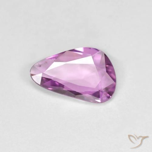 Zaffiro Viola Rosato Intenso naturale da 0.72 ct, Taglio a fantasia, VVS-VS
