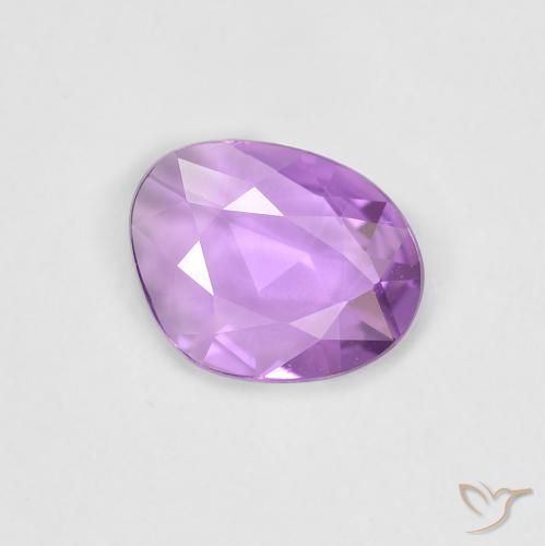 0.61ct Naturale Lilla Viola Zaffiro, Taglio a fantasia, VVS-VS
