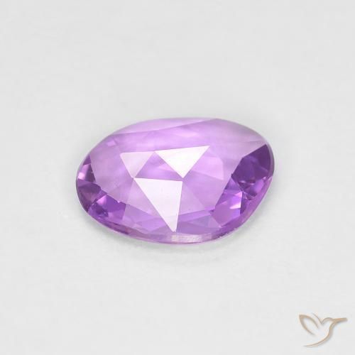 Zaffiro Lilla Viola naturale da 0.61 ct, Taglio a fantasia, VVS-VS