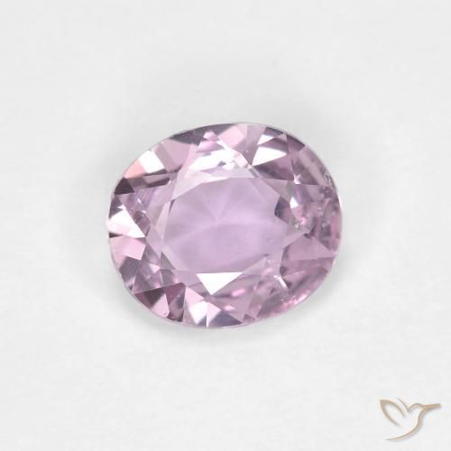 Zaffiro Lavanda naturale da 0.66 ct, Ovale, VVS-VS