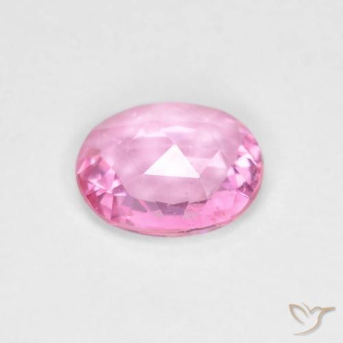 Zaffiro Rosa naturale da 0.57 ct, Ovale, VVS-VS