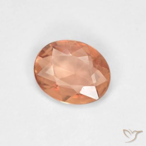 Zaffiro Pesca naturale da 0.50 ct, Ovale, VVS-VS