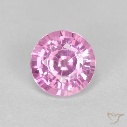 0.60ct Naturale Rosa porpora reale Zaffiro, Rotondo, VS