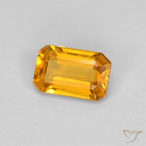 Zaffiro Oro naturale da 0.46 ct, Ottagonale / Taglio smeraldo, VVS