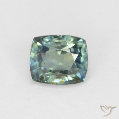 1.19ct Naturale Multicolore Zaffiro, Cuscino, VVS-VS