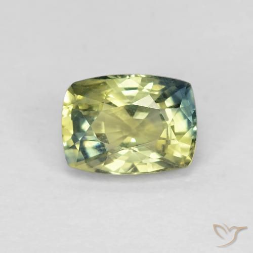 1.18ct Naturale Multicolore Zaffiro, Cuscino, VS