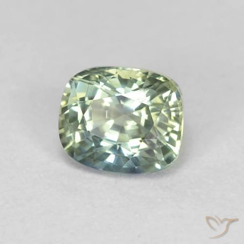 Zaffiro Multicolore naturale da 0.90 ct, Cuscino, VVS