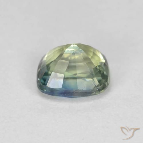 Zaffiro Multicolore naturale da 0.90 ct, Cuscino, VVS