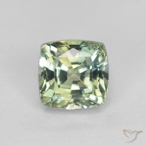 0.84ct Naturale Multicolore Zaffiro, Cuscino, VS