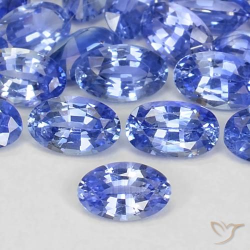 0.27ct Naturale Blu pastello Zaffiro, Ovale, VS