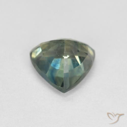 Zaffiro Multicolore naturale da 0.96 ct, Taglio trillion, VS
