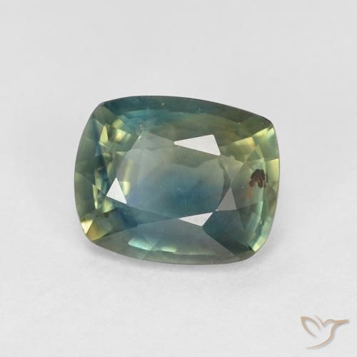 Zaffiro Multicolore naturale da 1.13 ct, Cuscino, VS