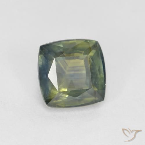0.97ct Naturale Multicolore Zaffiro, Cuscino, VS