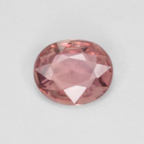 Zaffiro Rosa chiaro naturale da 0.60 ct, Taglio ovale, VS