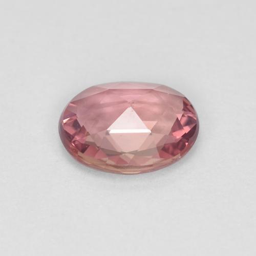 Zaffiro Rosa chiaro naturale da 0.60 ct, Taglio ovale, VS
