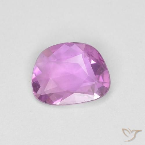 0.48ct Naturale Medium Light-Purple Zaffiro, Taglio a fantasia, VS