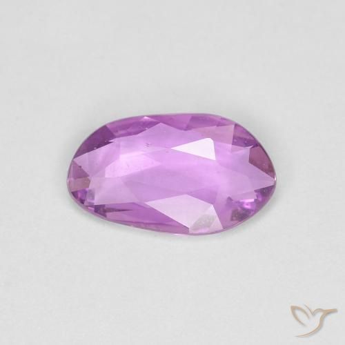 0.65ct Naturale Viola medio Zaffiro, Taglio a fantasia, VS