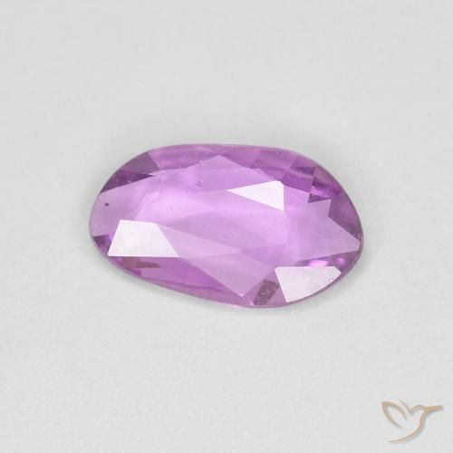 Zaffiro Viola medio naturale da 0.65 ct, Taglio a fantasia, VS