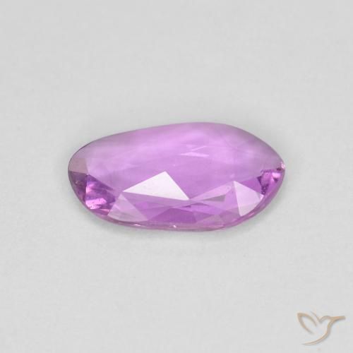 Zaffiro Viola medio naturale da 0.65 ct, Taglio a fantasia, VS