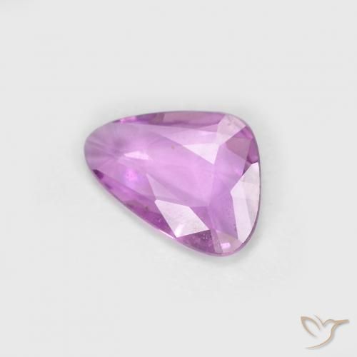Zaffiro Rosa violetto naturale da 0.56 ct, Taglio a fantasia, VS