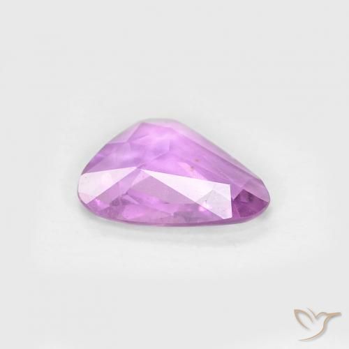Zaffiro Rosa violetto naturale da 0.56 ct, Taglio a fantasia, VS