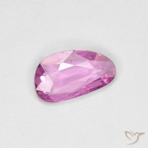 Zaffiro Viola Rosato Intenso naturale da 0.60 ct, Taglio a fantasia, VS