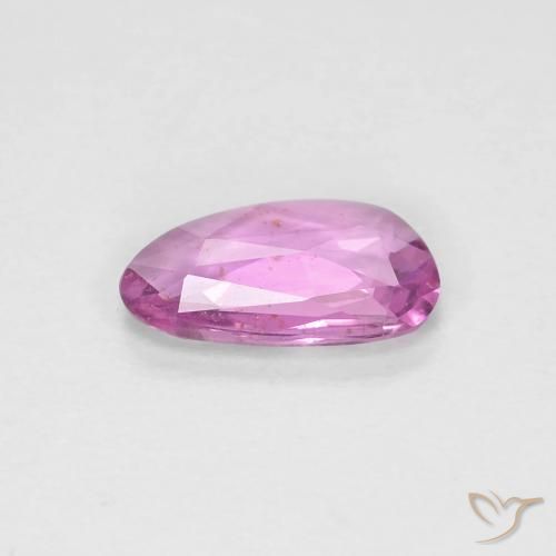 Zaffiro Viola Rosato Intenso naturale da 0.60 ct, Taglio a fantasia, VS