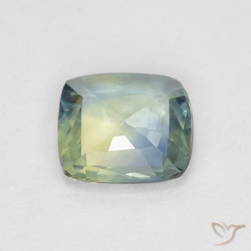 Zaffiro Multicolore naturale da 0.66 ct, Cuscino, VVS
