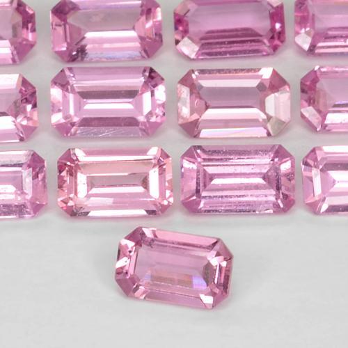 Zaffiro Rosa naturale da 0.32 ct, Ottagonale / Taglio smeraldo, VS