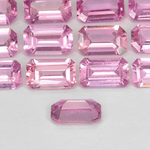 Zaffiro Rosa naturale da 0.32 ct, Ottagonale / Taglio smeraldo, VS