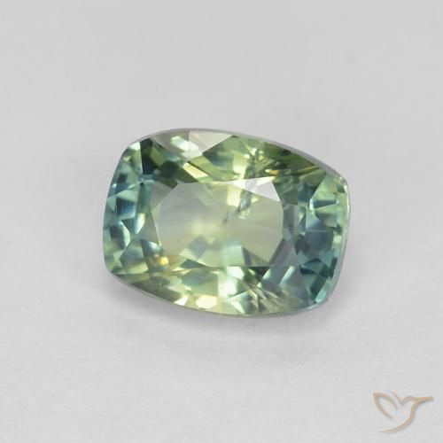Zaffiro Multicolore naturale da 1.22 ct, Cuscino, VS
