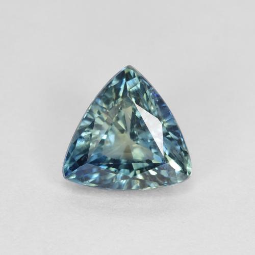 Zaffiro naturale blu da 1,04 ct, trillion, VS
