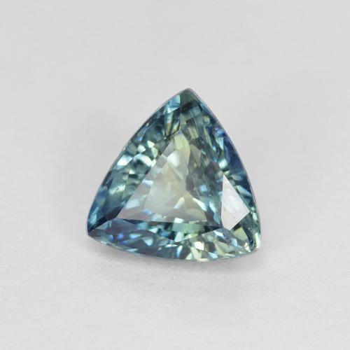 Zaffiro naturale blu da 1,04 ct, trillion, VS