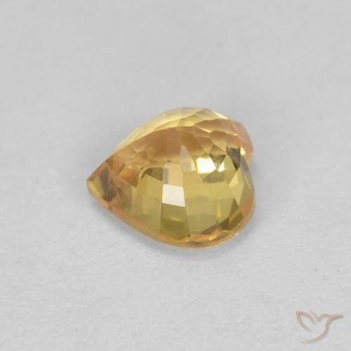 Zaffiro Top Oro naturale da 0.48 ct, Cuore, VVS-VS