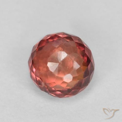 0.41ct Naturale rosa lampone Zaffiro, Rotondo, VVS-VS