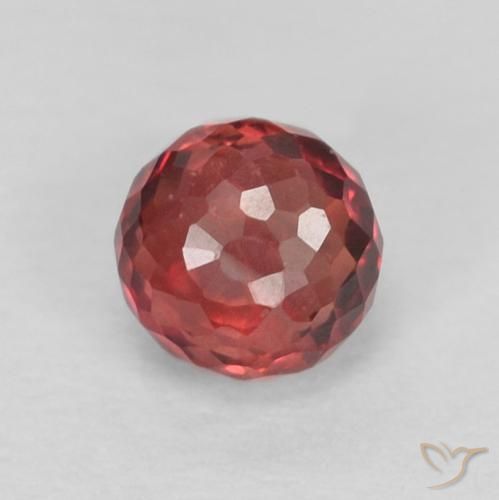0.39ct Naturale Intense Reddish Pink Zaffiro, Rotondo, VVS-VS