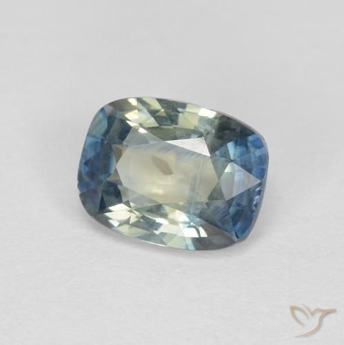 Zaffiro Multicolore naturale da 1.07 ct, Cuscino, VS-SI