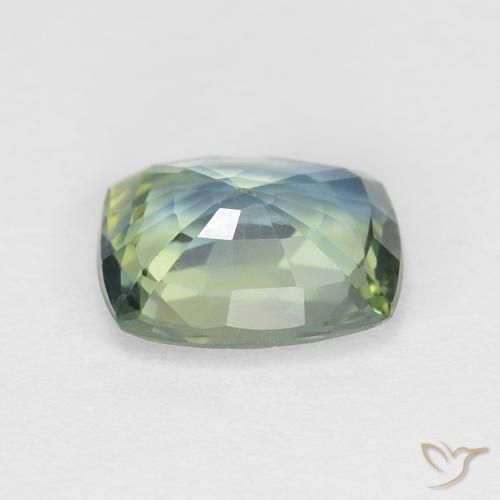 Zaffiro Multicolore naturale da 1.29 ct, Cuscino, VVS