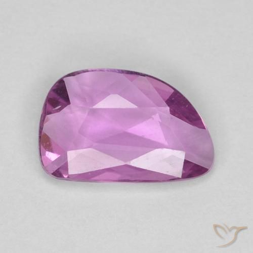 0.57ct Naturale Viola Rosato Intenso Zaffiro, Taglio a fantasia, VVS-VS