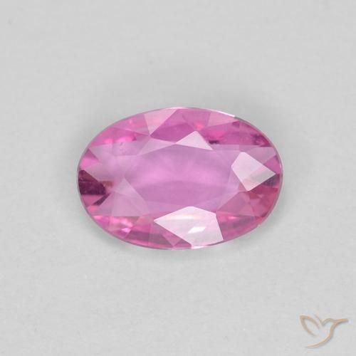 0.39ct Naturale Rosa porpora reale Zaffiro, Ovale, VVS-VS
