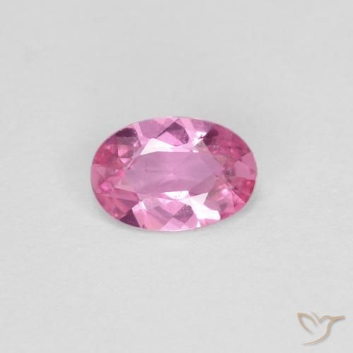 0.44ct Naturale Rosa porpora reale Zaffiro, Ovale, VS