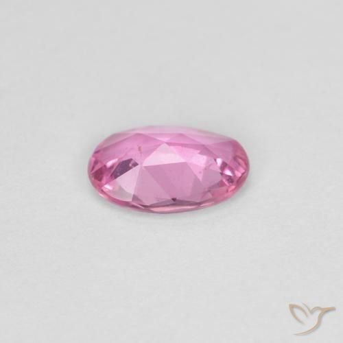 Zaffiro Rosa porpora reale naturale da 0.44 ct, Ovale, VS