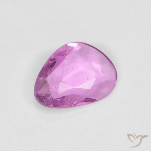 Zaffiro Rosa violetto naturale da 0.63 ct, Taglio a fantasia, VS