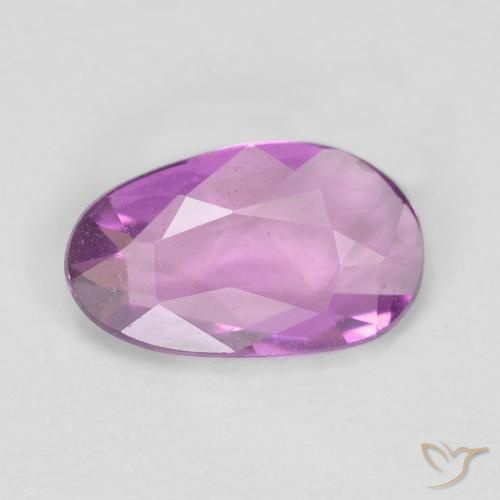 0.55ct Naturale Rosa porpora reale Zaffiro, Taglio a fantasia, VVS