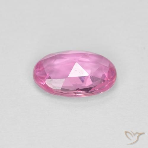 Zaffiro Rosa medio naturale da 0.47 ct, Ovale, VVS